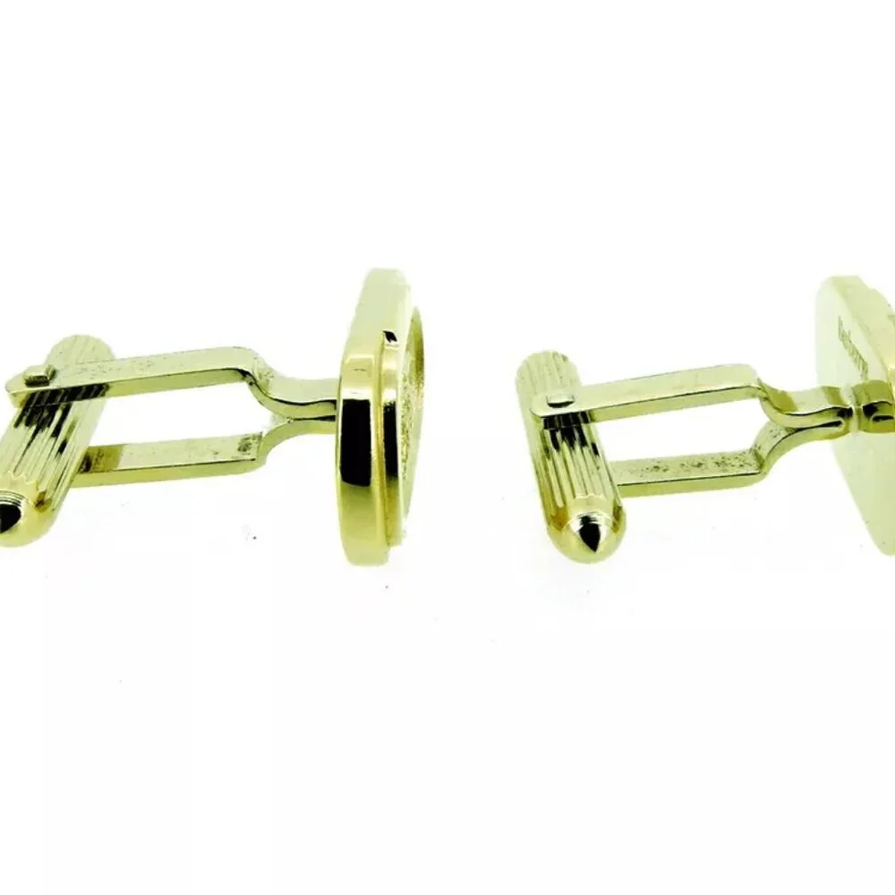 BURBERRY Cuffs Horse Mark Gold Gold Bracket Authentic USED T20237